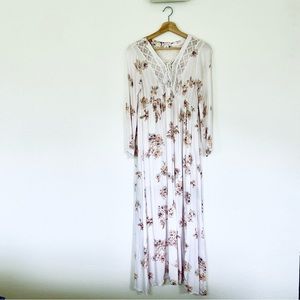 Boho Floral Maxi Dress
